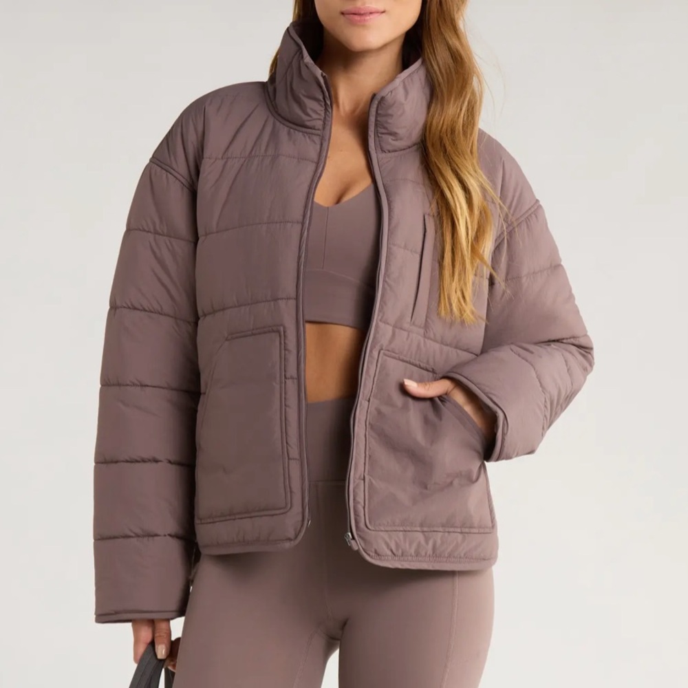 Zella Quilted Packable Jacket